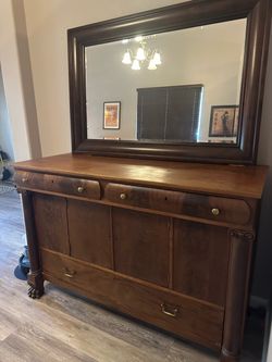 Antique buffet cabinet