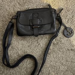Harbor 2nd Black Leather Purse