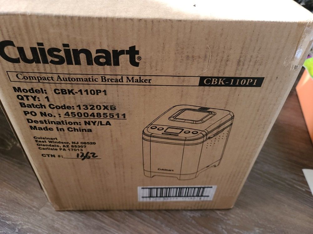 Cuisinart automatic bread maker CBK 110P1