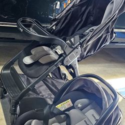 Safety 1st Smooth Ride Travel System Stroller and Car Seat OnBoard 35 LT - Efficient Infant Car Seat Stroller and Infant Car Seat and Stroller Combo, 