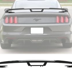 2015-2023 Ford Mustang Gloss Black Trunk Wing Performance Pack Style