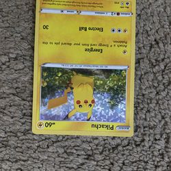 Pikachu card