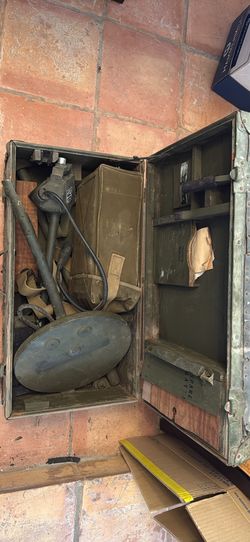 World War II Mine Detector Set