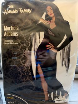 Morticia Addams Family Halloween Costume Adult