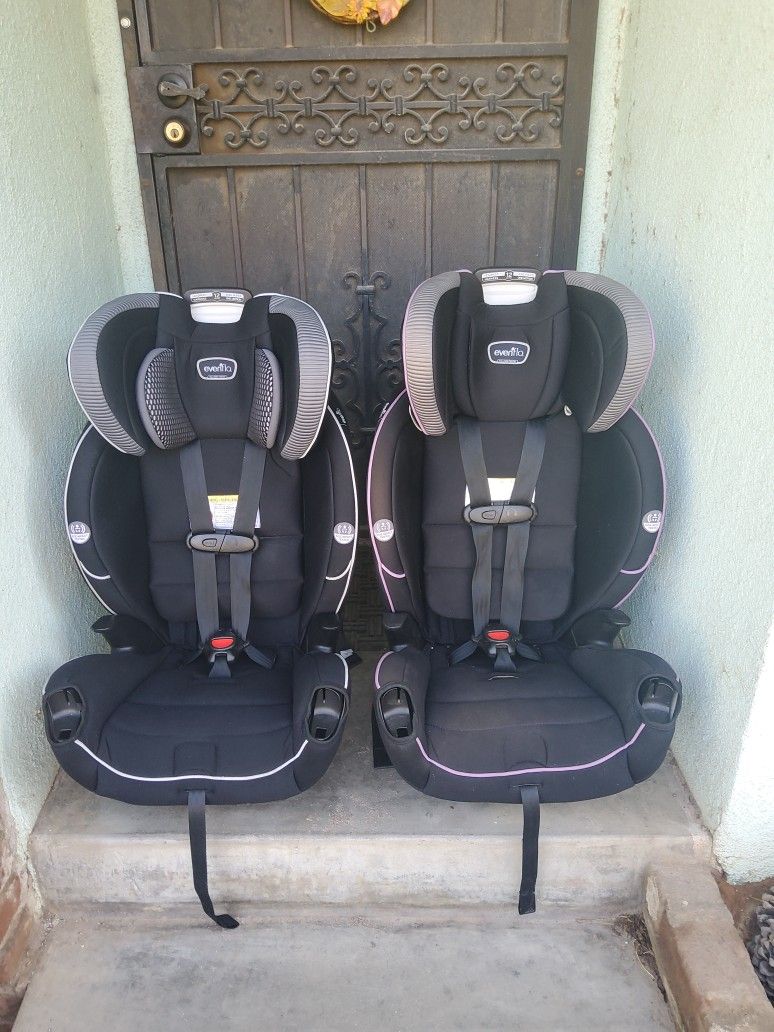 Evenflo Convertible Booster Car Seat Expires 2031, 2032 $130 For Both