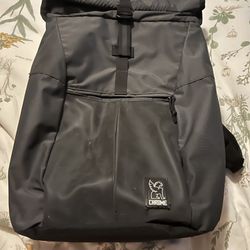 Chrome Roll Top Backpack/ Bag
