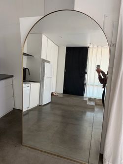 LARGE MIRROR CRATE AND BARREL