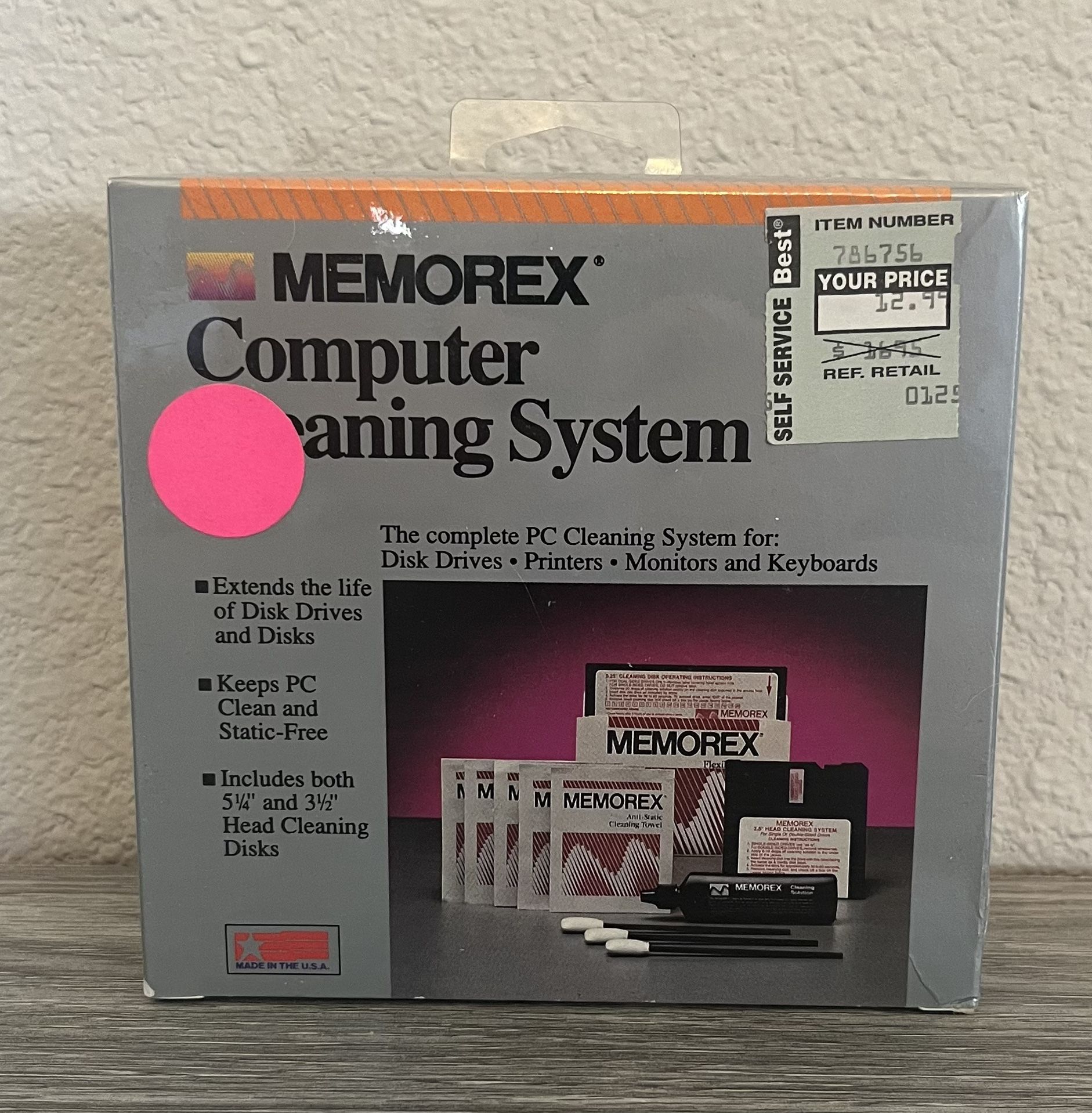 Memories Computer Cleaning System Disks - Vintage (Never Opened)
