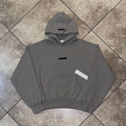 Fear of God Essentials Classic Fleece Hoodie Homestead Heather FW25 Size XS
