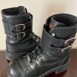 Harley Davidson Women’s Leather 2-Ankle Strap Motorcycle Boots