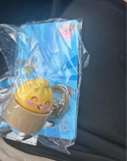 Cute Dumpling Keychain Charm