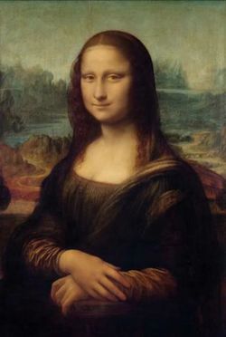 Da Vinci Mona Lisa 24in × 36in Wall Poster