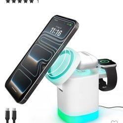 3 In 1 Wireless Charging Station 