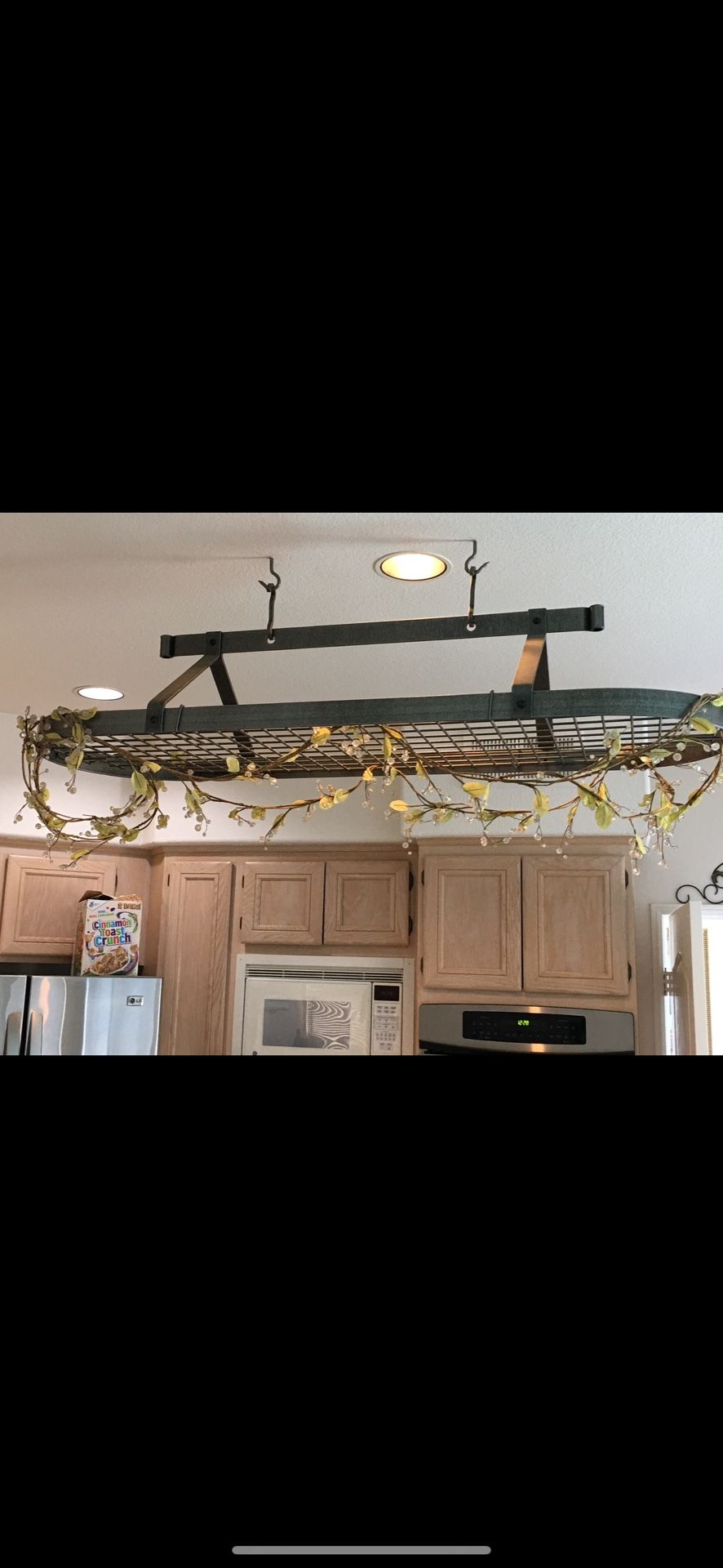 Ceiling Pot Holder Rack
