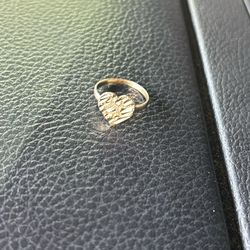 gold nugget Ring (girls)