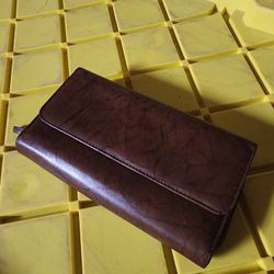 Tri-Fold Wallet Genuine Leather