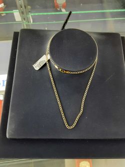 Yellow Gold 14k (.585) 3.1 grams 20 inch