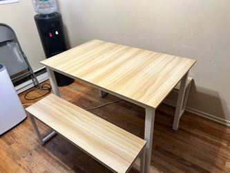 Dining room table w/benches