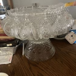  Wexford glass punch bowl