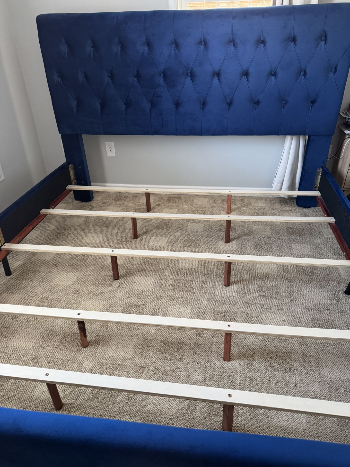 Blue King size Bedframe