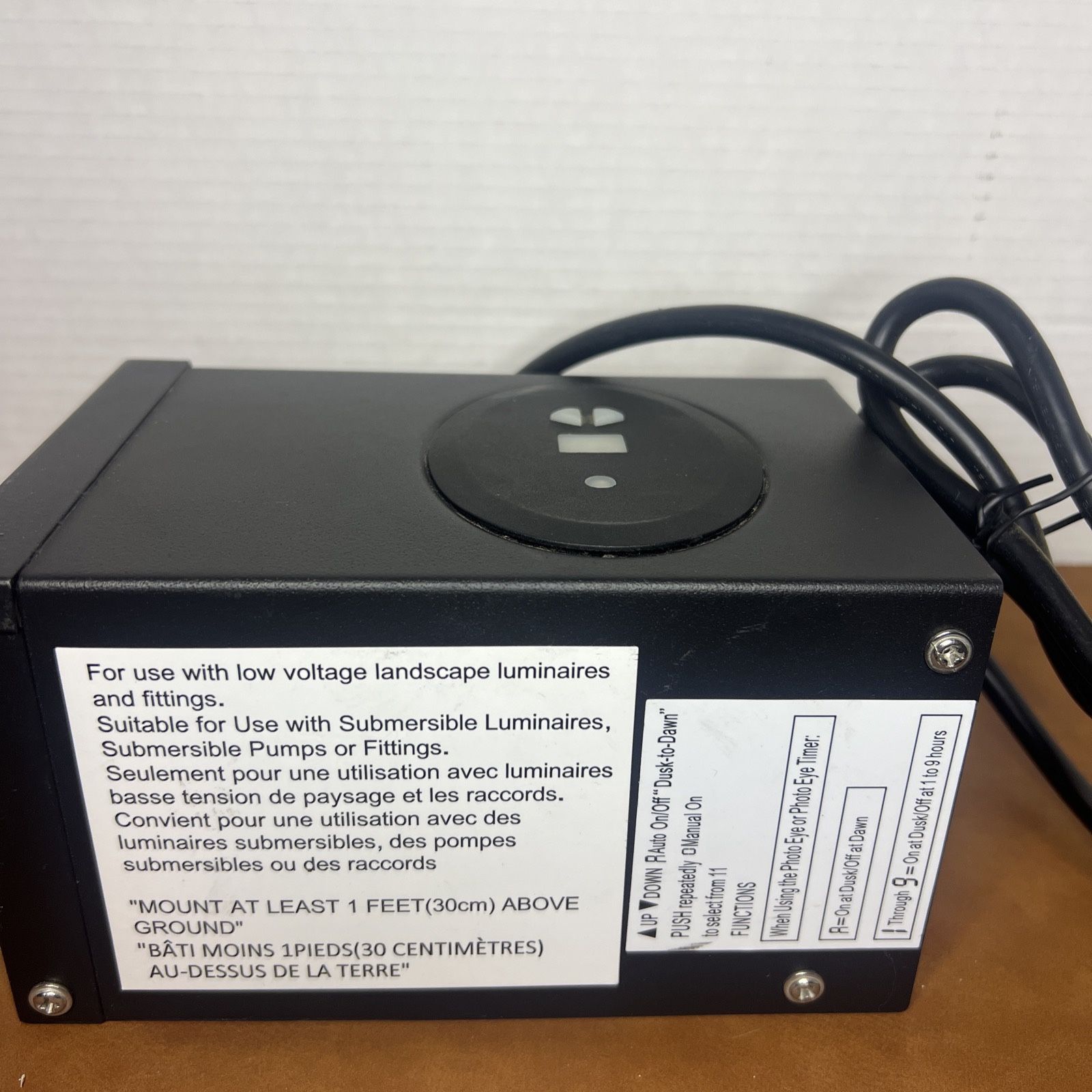 DEWENWILS Outdoor Low Voltage 120 Watt Transformer HOSL03A