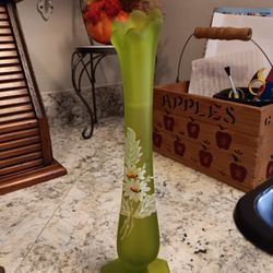 Mid Century Swung Bud Vase Approximately 9"tall
