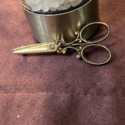 Antique Scissors Pin
