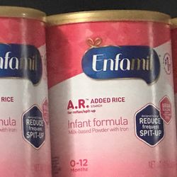 Enfamil A.r  New 3 Cans