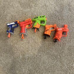 Mini Nerf Gun Lot