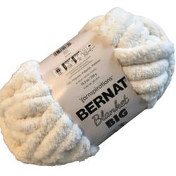 Bernat Blanket Big Yarn, 7-Jumbo, 10.6 Oz., 1 soft skein,  Vintage, NEW