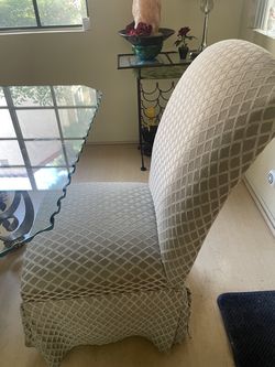 Two dinning new 19 in depth 19 “ wide 36 inches high chairs