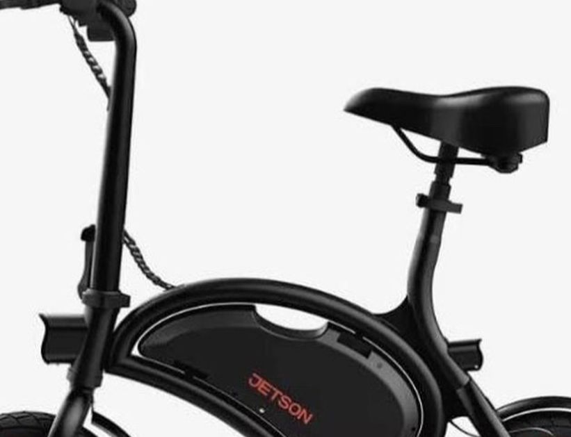 Jetson Bolt Foldable Electric Ride Bicycle 250 Watt-36V 12” Wheels - Black & Red