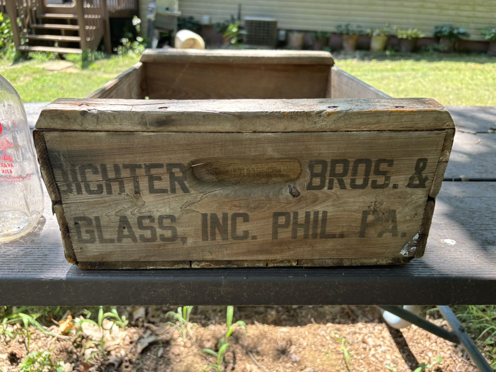 Dichter Bros. & Glass Inc. Phila, PA Wood Crate