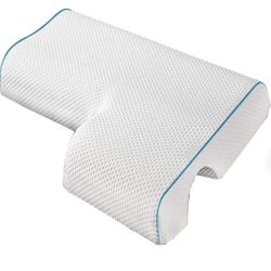 Arched Cuddle Pillow,Couples Pillow with Slow Rebound and Breathable Memory Foam,Couple Cuddle Sleep Pillow for Anti Pressure Hand (Left)