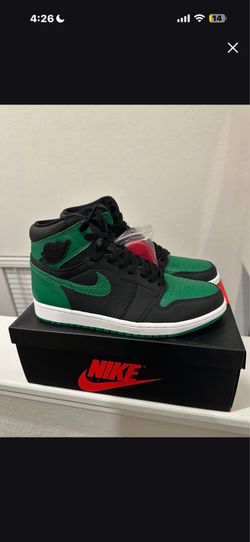 Jordan 1 Retro High Pine Green Black