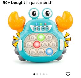 New Fast Push Game Fidget Toys for Kids, Handheld Puzzle Game Sensory Toys, Quick Push Light Up Pop Game Gifts for 3-12 Year Old Boys Girls, Christmas