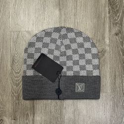 Grey Lv Beanie