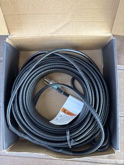 80FT Pipe Heating Cable – Roof & Gutter De-Icing, Freeze Protection