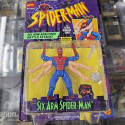 Six Arm Spider-Man 1996 Toy Biz Spider-Man New Animated Series 