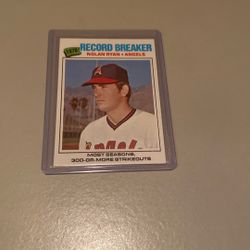 1977 Topps Nolan Ryan 