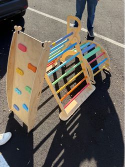 Wooden play set $50