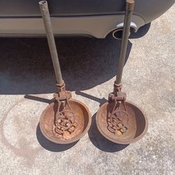 ANTIQUE CAST IRON CATTLE WATERERS