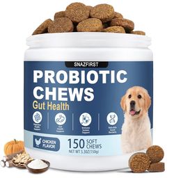 Dog probiotic chews