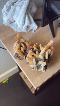 Natural Orange Crystal Mineral Cluster