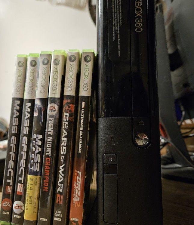 Xbox 360 E With Games