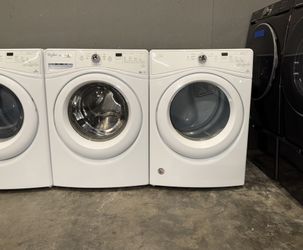 WHIRLPOOL XL CAPACITY WASHER DRYER ELECTRIC SET STACKABLE 