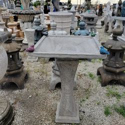 Concrete Birdbath