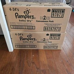 Pampers Size 2 Diapers