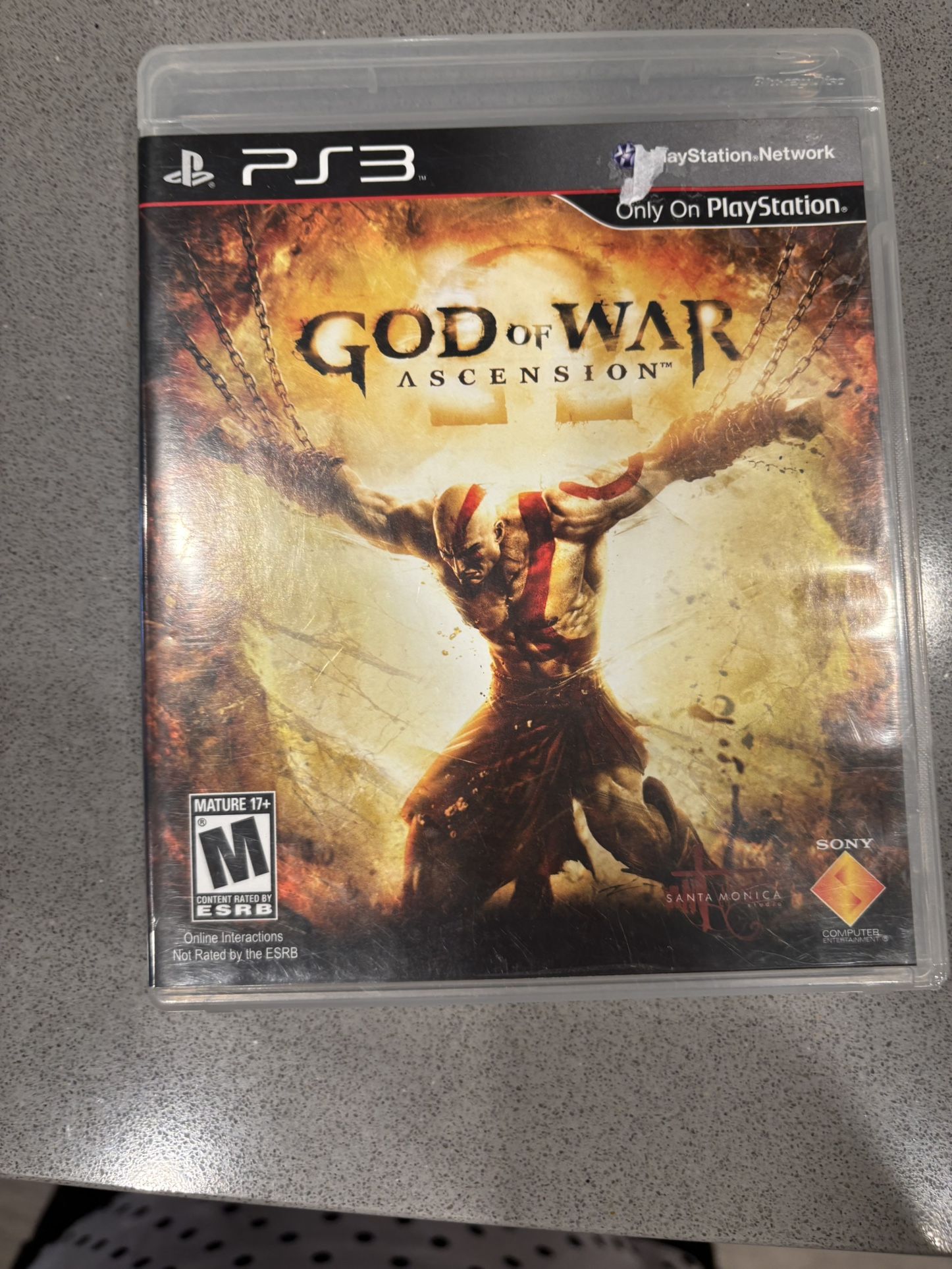God of War: Ascension – PS3 – Complete in Case with Manual