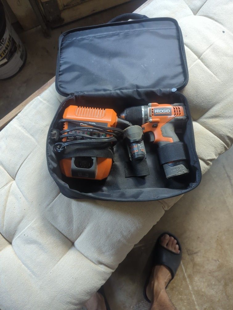 Ridgid Drill And Charger (OBO)